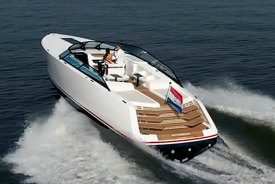 Snelle motorboot